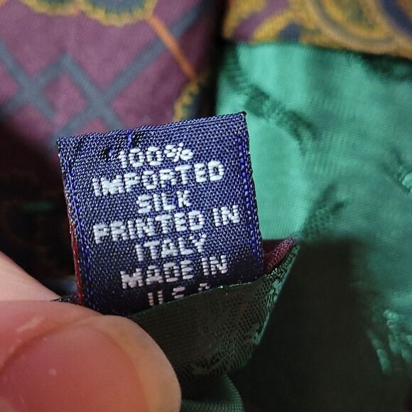 Tommy Hilfiger men's all silk neck tie - Picture 5 of 6